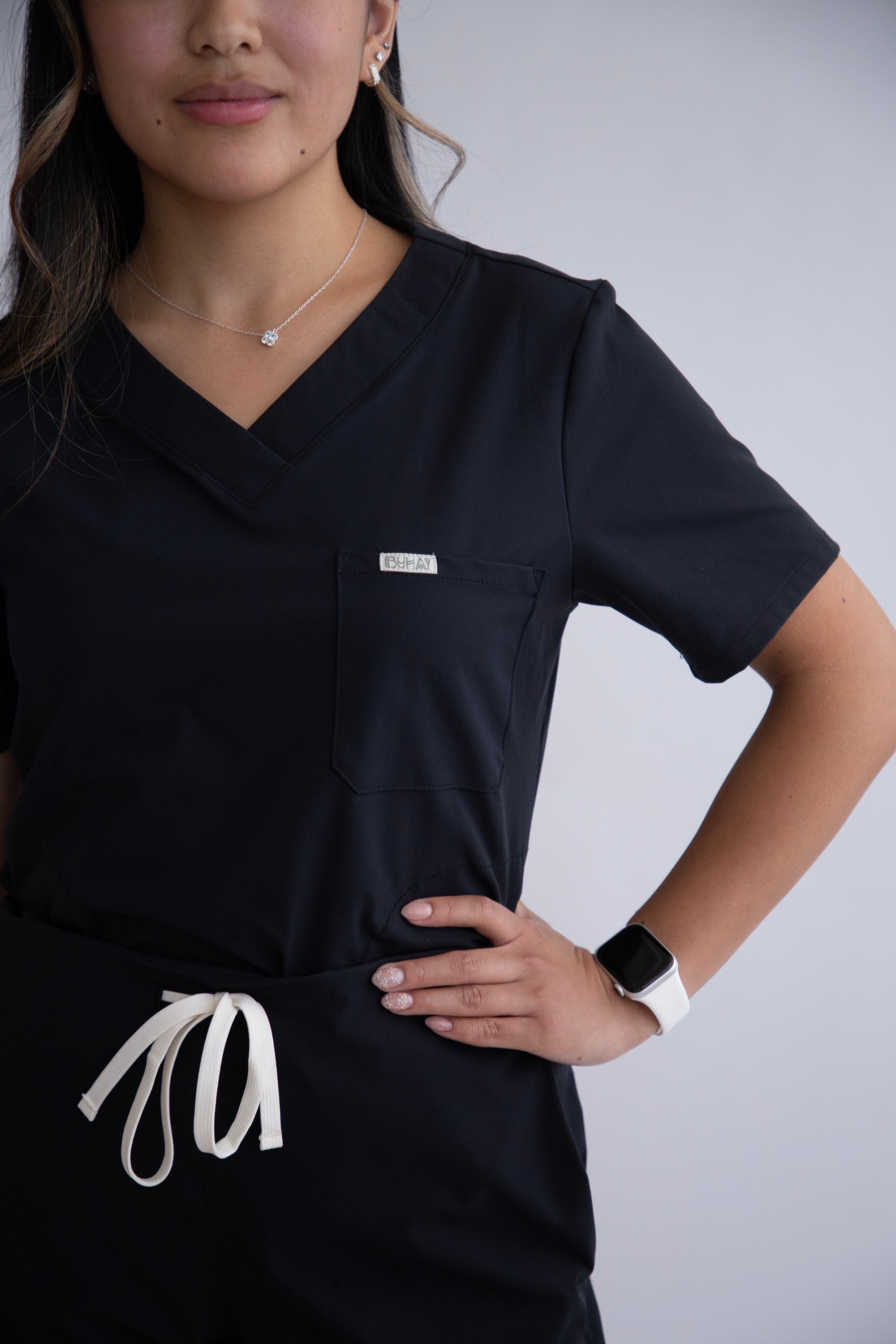 Navy women's scrubs